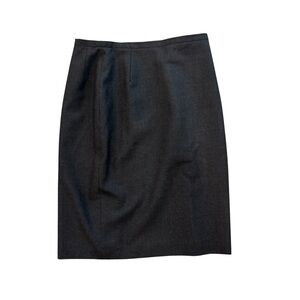 French Connection Black Ruched Pencil Skirt